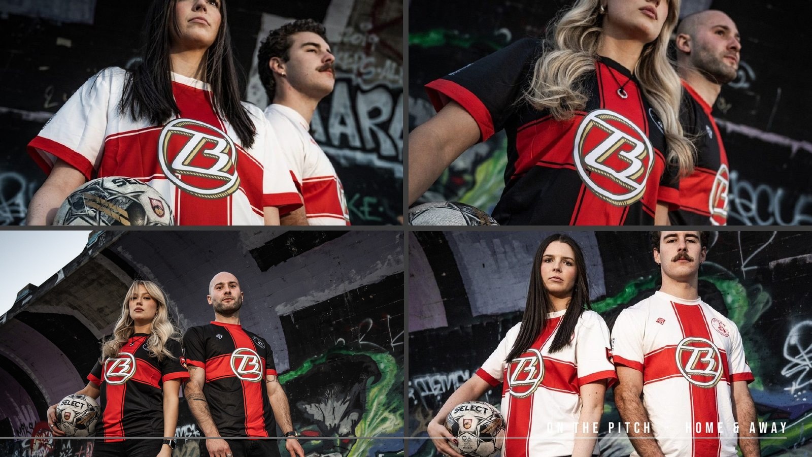 Folsom Fight FC home and away kits on the pitch